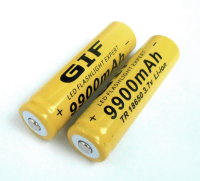 Li-ion 18650 UltraFire (2 шт.) GTL (2400-5300 мАч) без защиты аккумулятор
